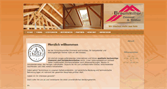 Desktop Screenshot of holzbau-braunmiller.de